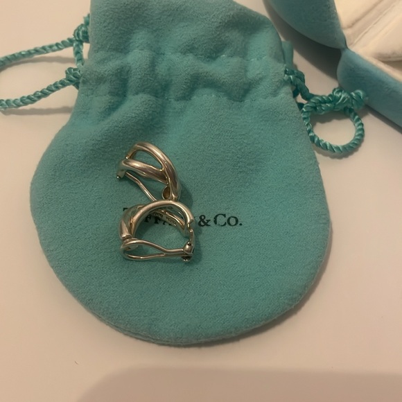 Tiffany & Co Sterling Silver Clip earrings authentic - Picture 4 of 4
